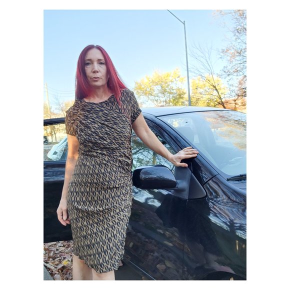 Isabel Marant Dresses & Skirts - ISABEL MARANT Etoile 100% Silk Ruched Leopard Print Dress